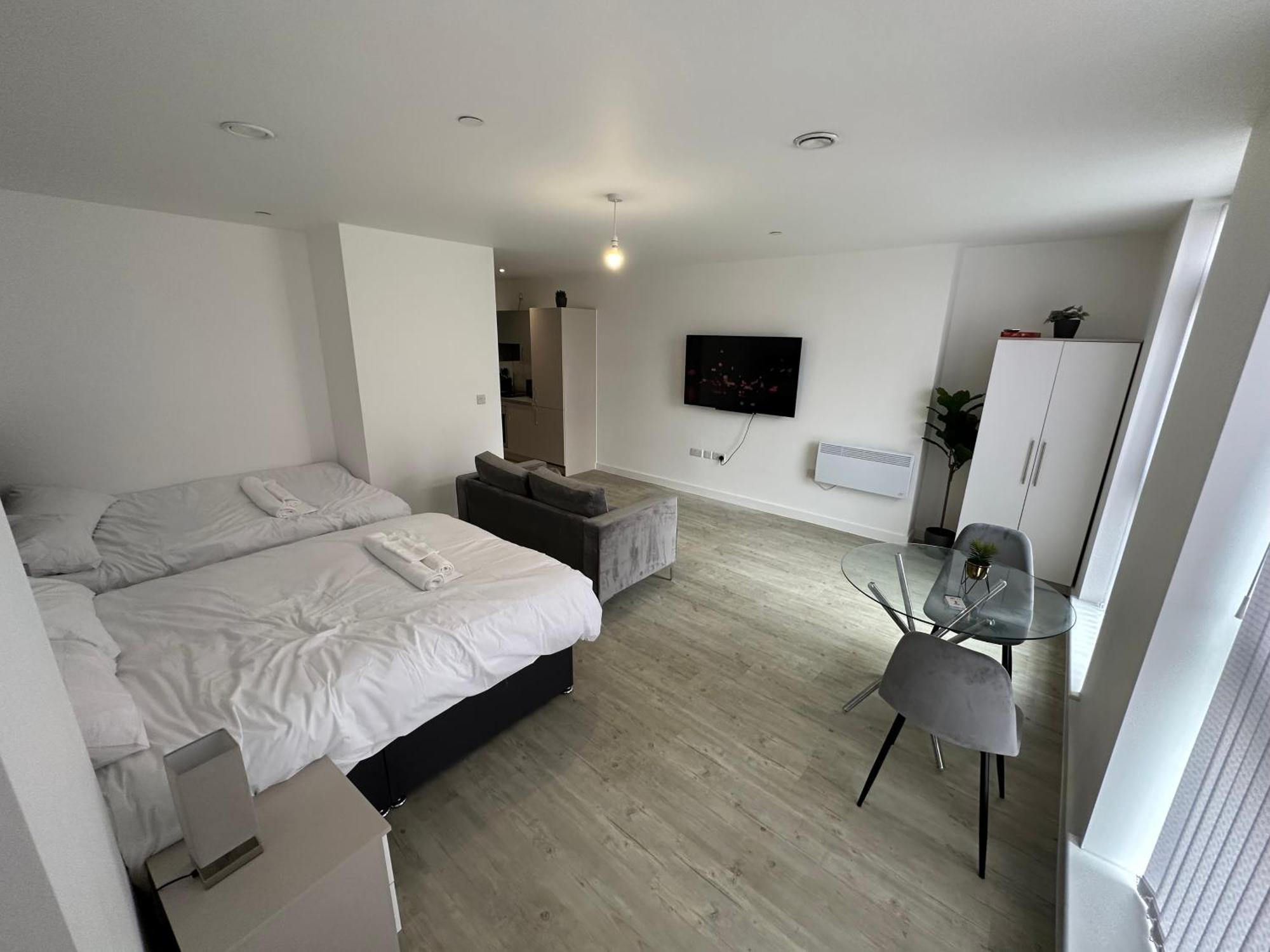 Manchester Old Trafford Studio Apartment Экстерьер фото